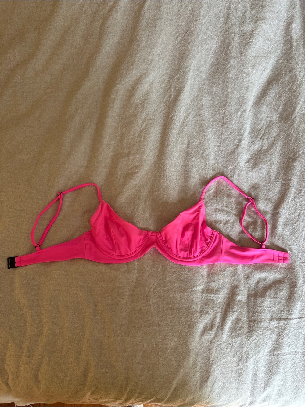 Hot Pink Blackbough Bikini Top